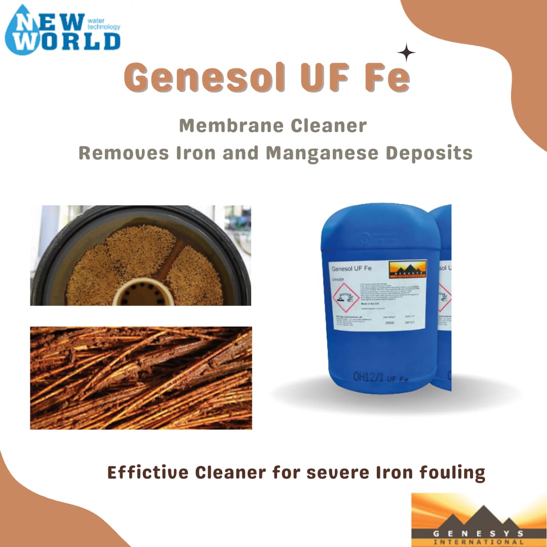 Genesol UF Fe 👌🏻🎉... - شركة العالم الجديد لتكنولوجيا المياه