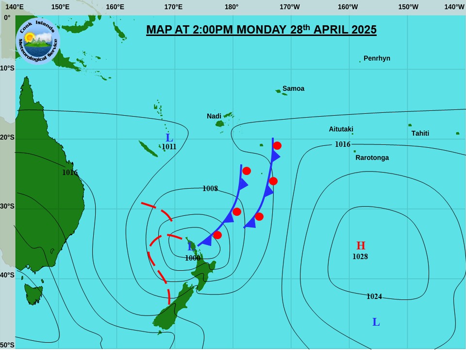 Cook - Northern and Southern Cooks Weather Bulletin issued from CIMS ...
