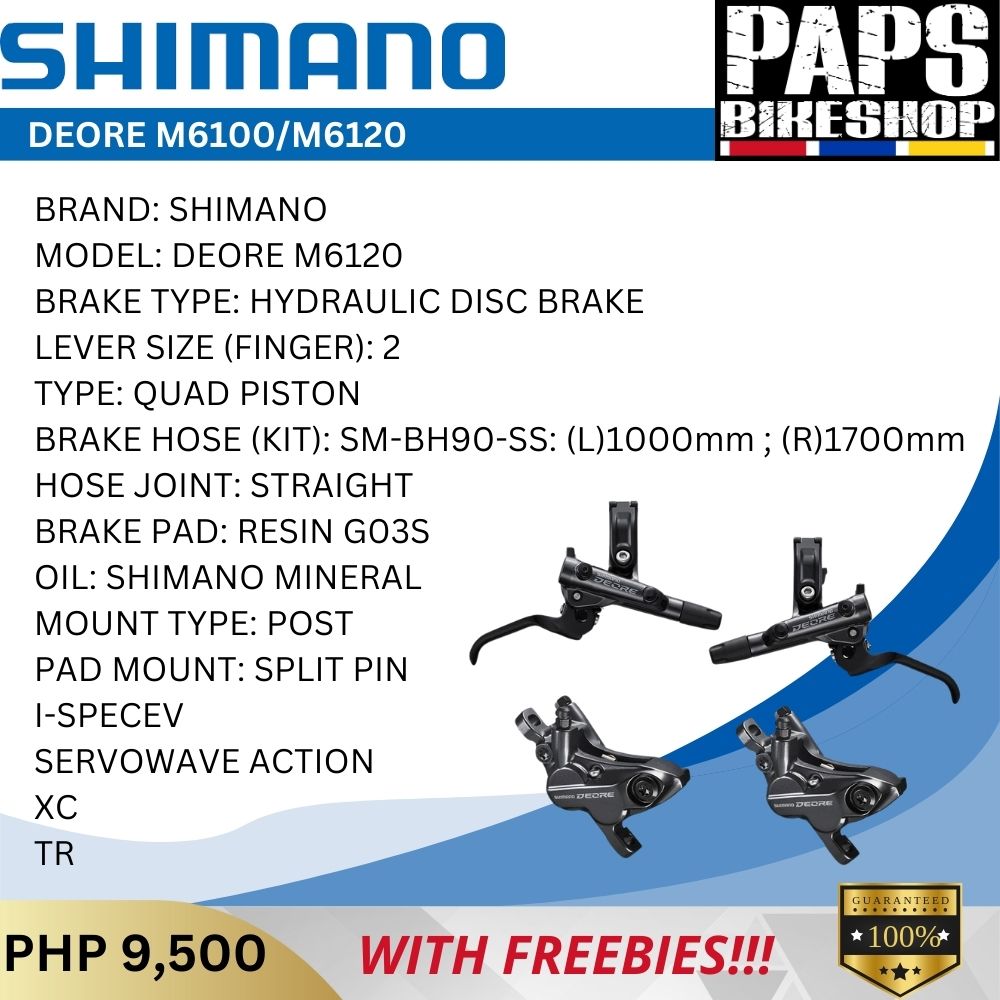 Shimano Deore MTB BL-M6100 BR-M6100 Hydraulic I-SPEC EV Brake Lever 2 Piston Disc Brake Caliper Box Version I.1412666708