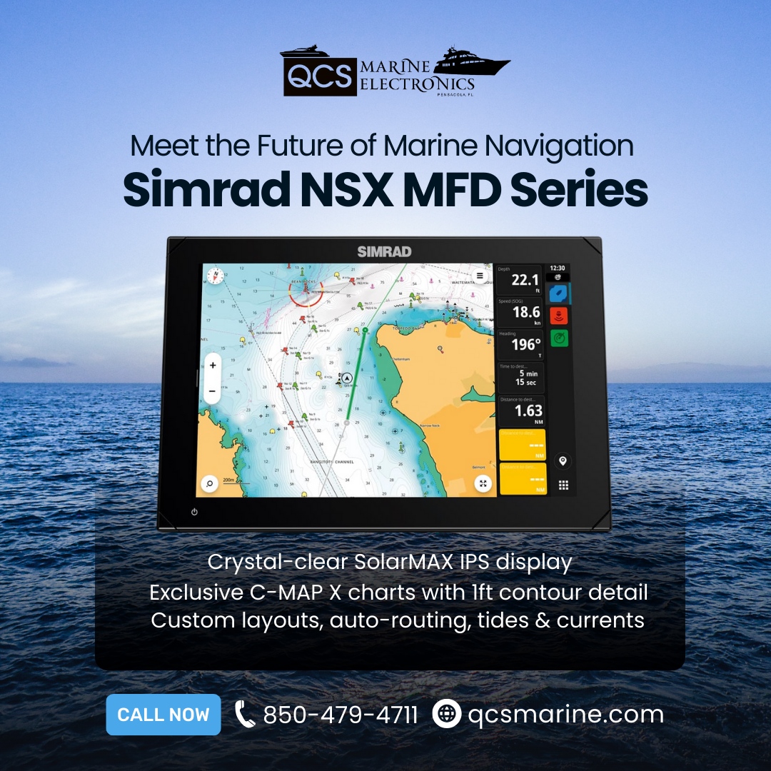 The Simrad NSX brings solar-clear... - QCS Marine Electronics | Facebook
