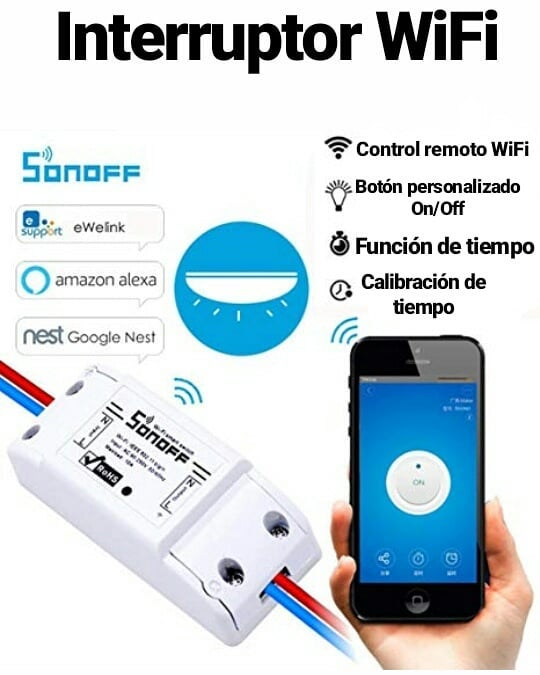 WS Technology - ¡Interruptor WiFi Sonoff! -INTERRUPTOR...