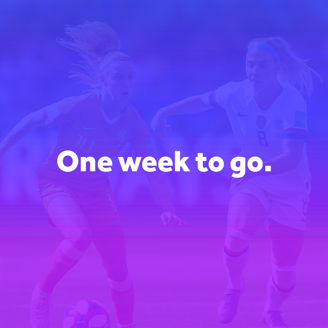 Halftime - Just one week remains until we launch a brand...