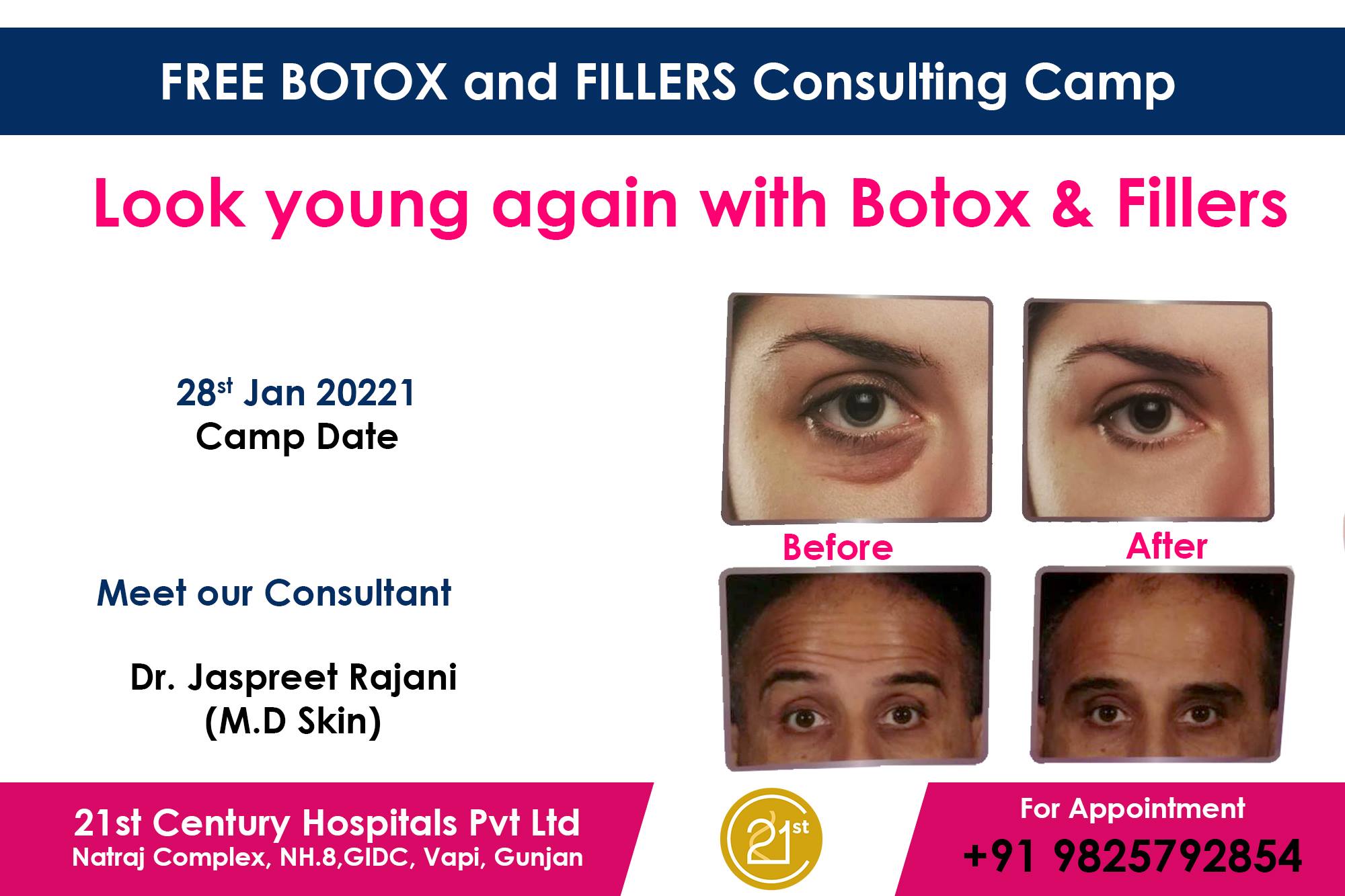 21st - Look Young again with Botox and Fillers 🌼Free Botox and fillers ...