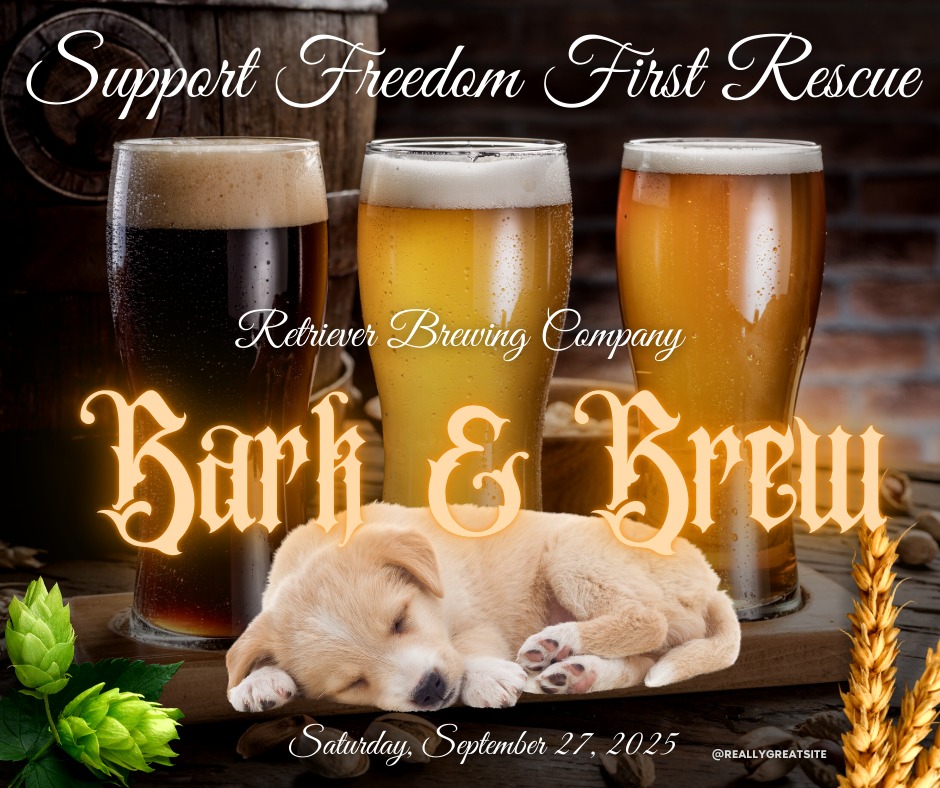 🍂🐶🍺 BARK & BREW: LET’S PAW-TY! 🍺🐶🍂... - Freedom First Rescue | Facebook