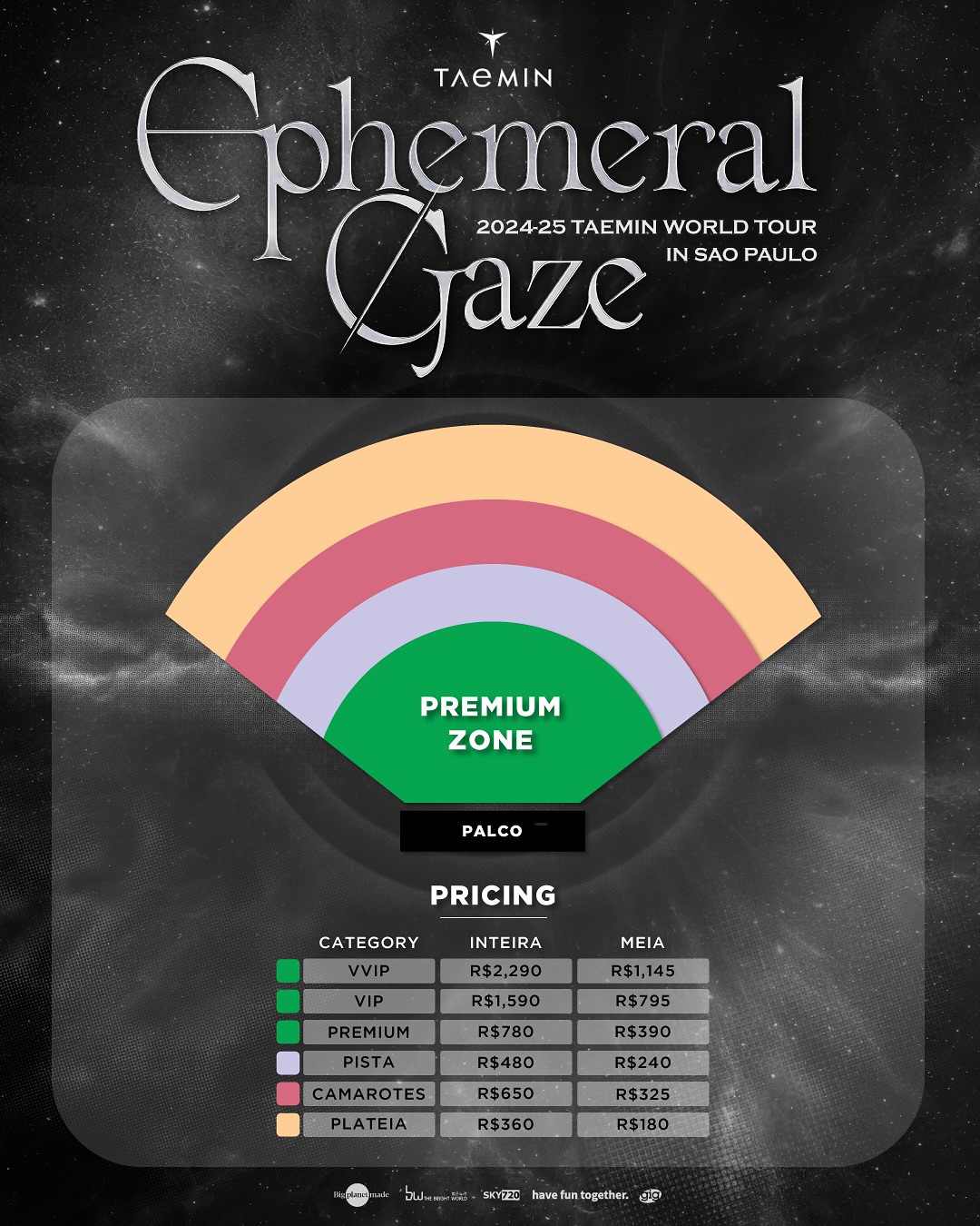 2024·25 TAEMIN WORLD TOUR [Ephemeral Gaze] EM SAO PAULO 🏷 1 FEV