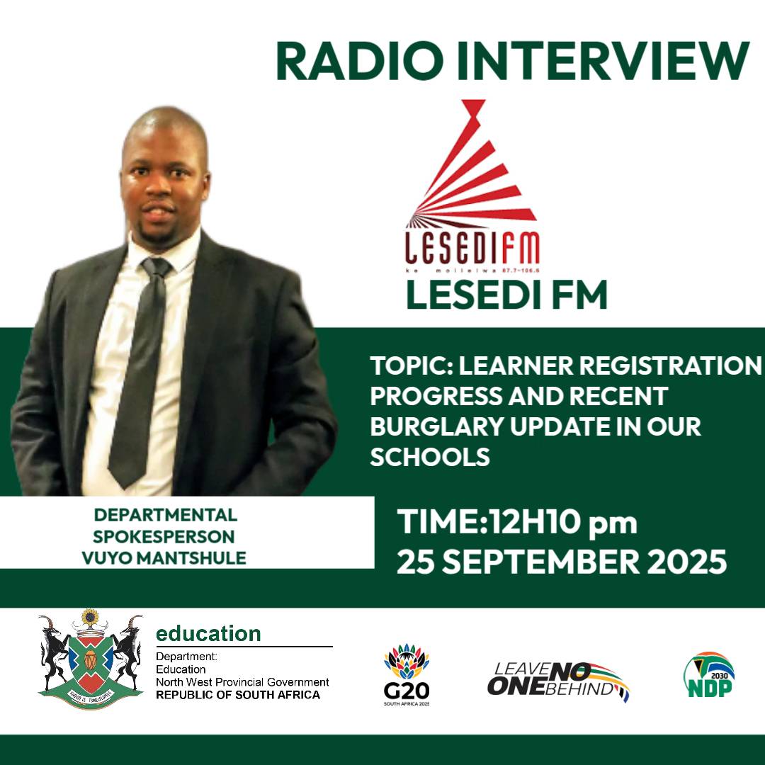 North West Department of Education | Mmabatho