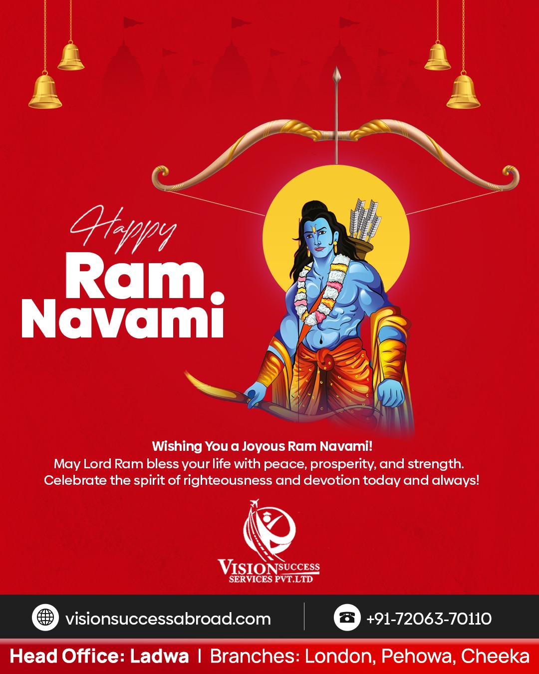 Vision - Happy Ram Navami! Wishing you a joyous and blessed Ram Navami ...