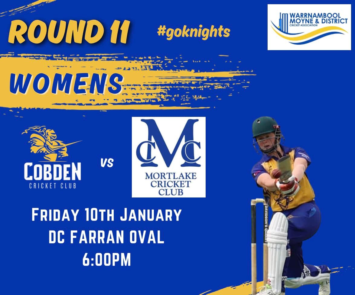 // SENIOR WOMEN // What a cracker... - Cobden Cricket Club