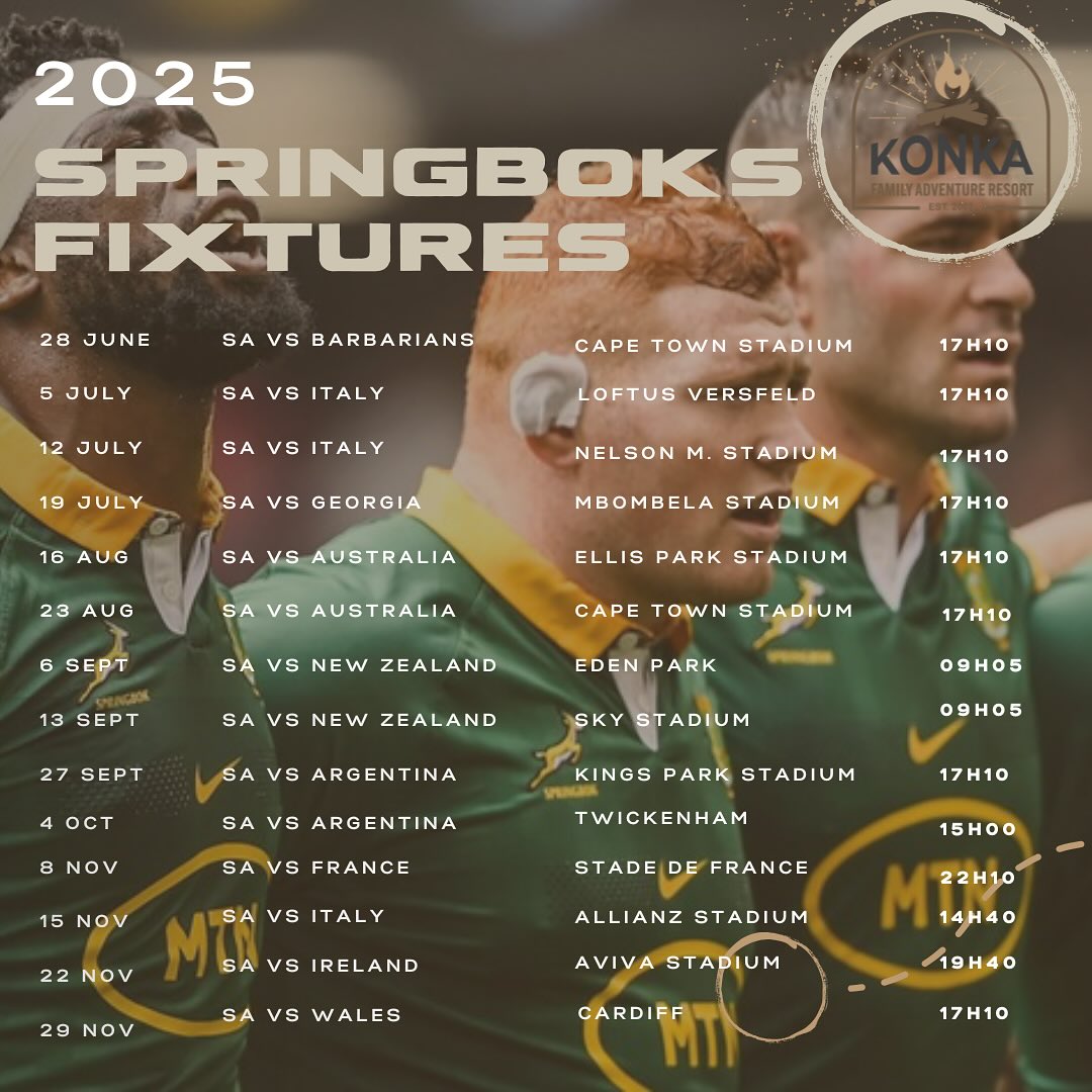 Konka - Springbok Season Kicks Off at Konka 🏉 Catch all the action live ...