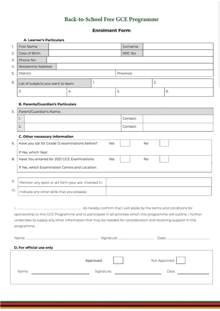 Presidential Education Initiative - Back to School Free GCE Program ...