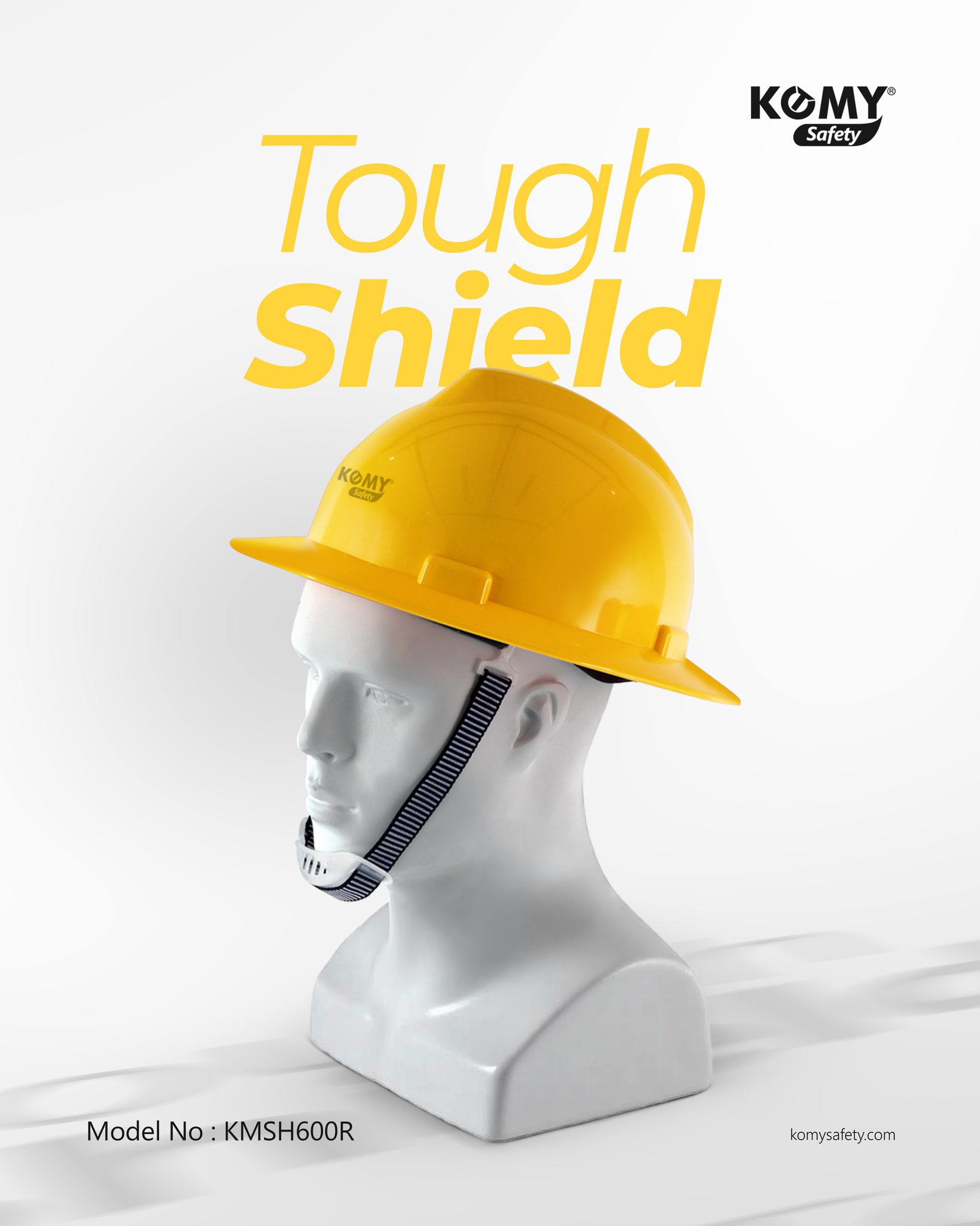 KOMY - The Komy KMSH600R ABS Full Brim Safety Helmet is designed for ...