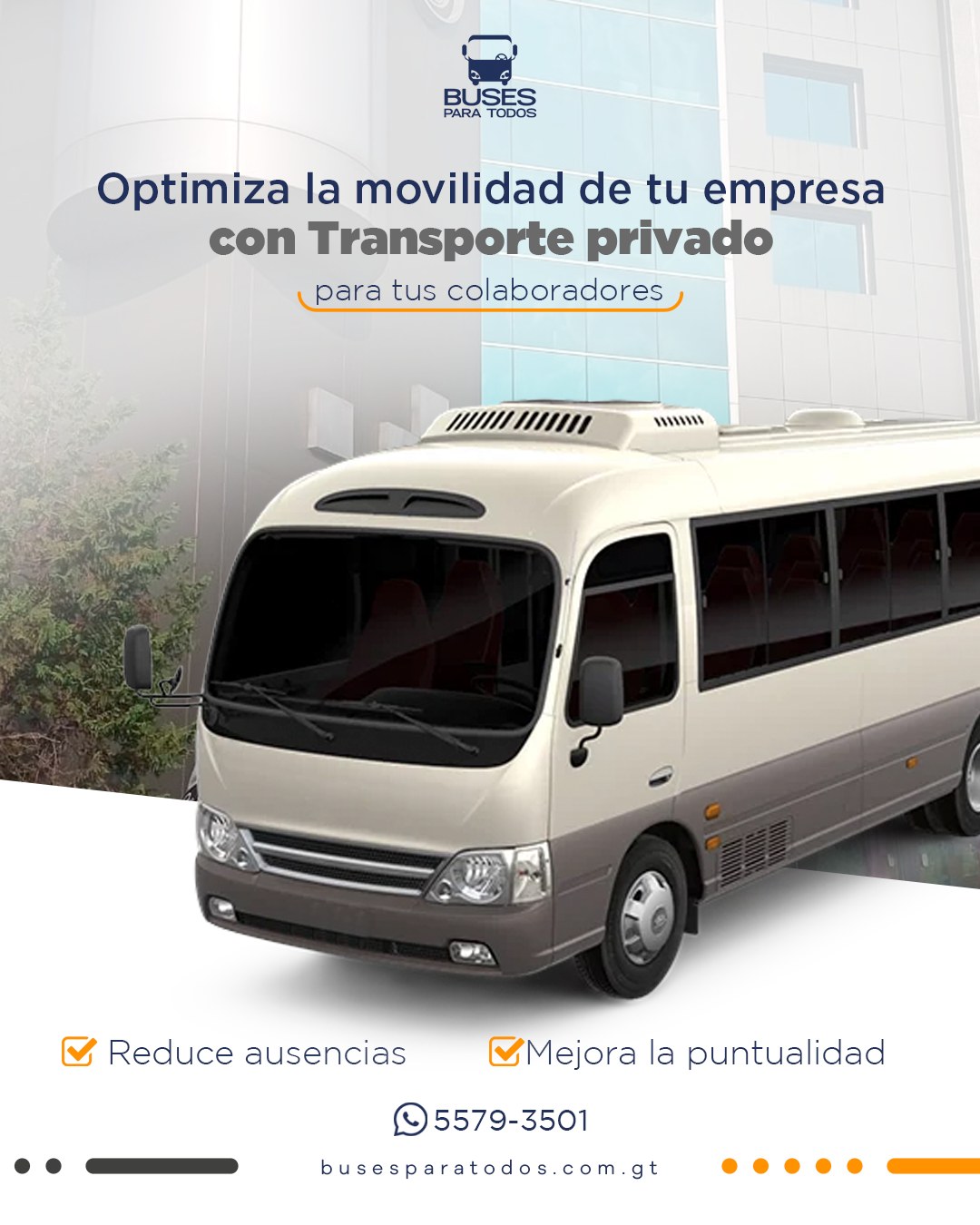 Buses para todos GT - 🔹 ¿Quieres reducir el ausentismo y mejorar la ...