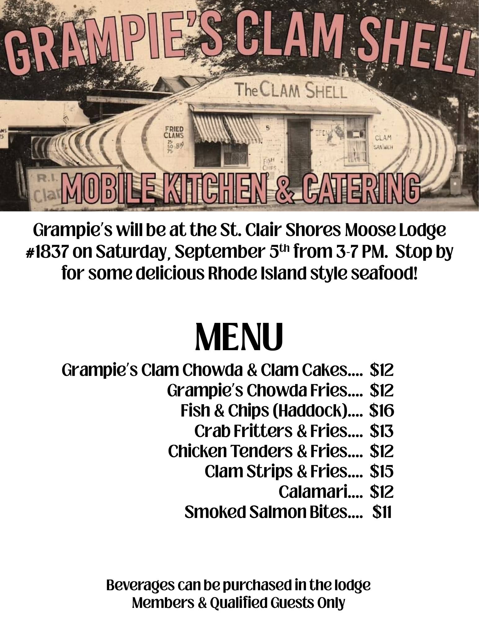 Grampie's Clam Shell Food Truck
