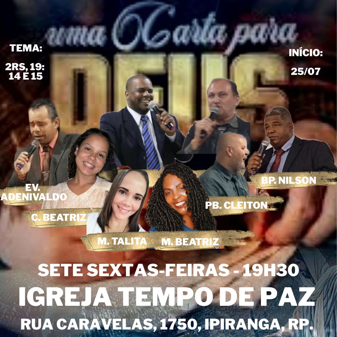 Igreja Evangélica Tempo de Paz | Ribeirão Prêto SP