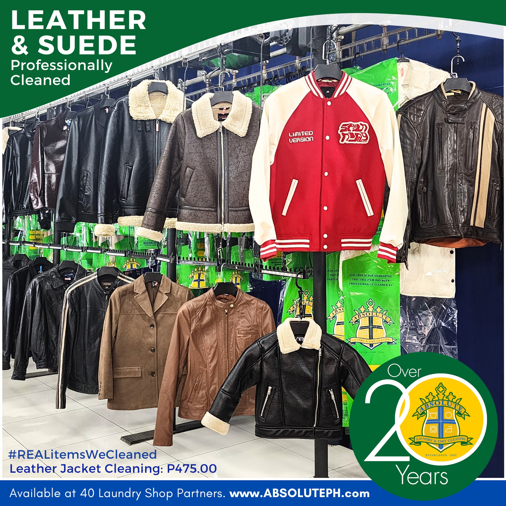 Who can clean cat pee from leather jackets in Portland, Maine?