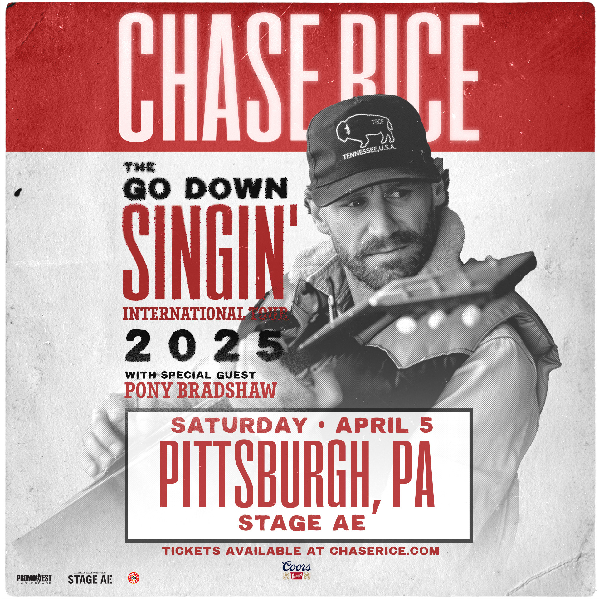 Stage AE - 🎤 TONIGHT 🎤 🎶 Chase Rice ⏰ Doors open at 6 🎫... | Facebook