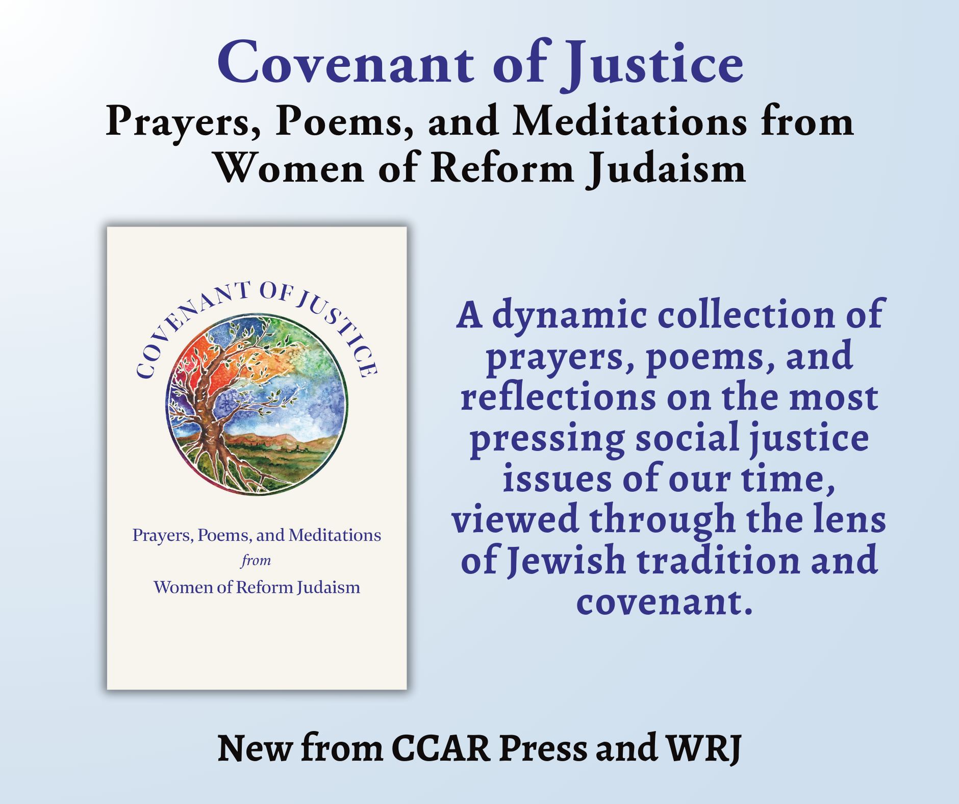 Central - New from CCAR Press and Women of Reform Judaism: “Covenant of ...