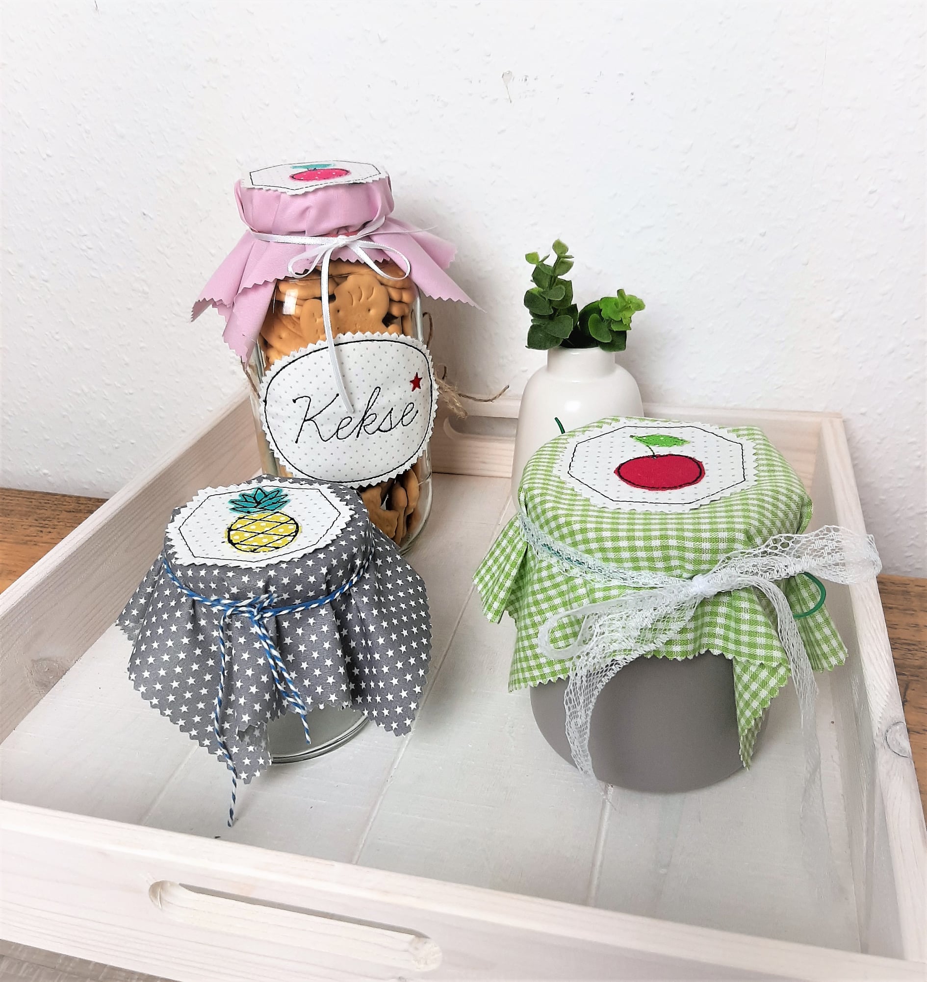 MARMELADE & CO SCHÖN VERPACKEN Deckchen für Marmeladen- & Einmachgläser