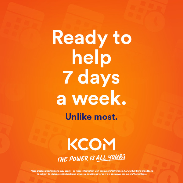 KCOM - The KCOM Difference is here! 🧡 We’re proud to... | Facebook