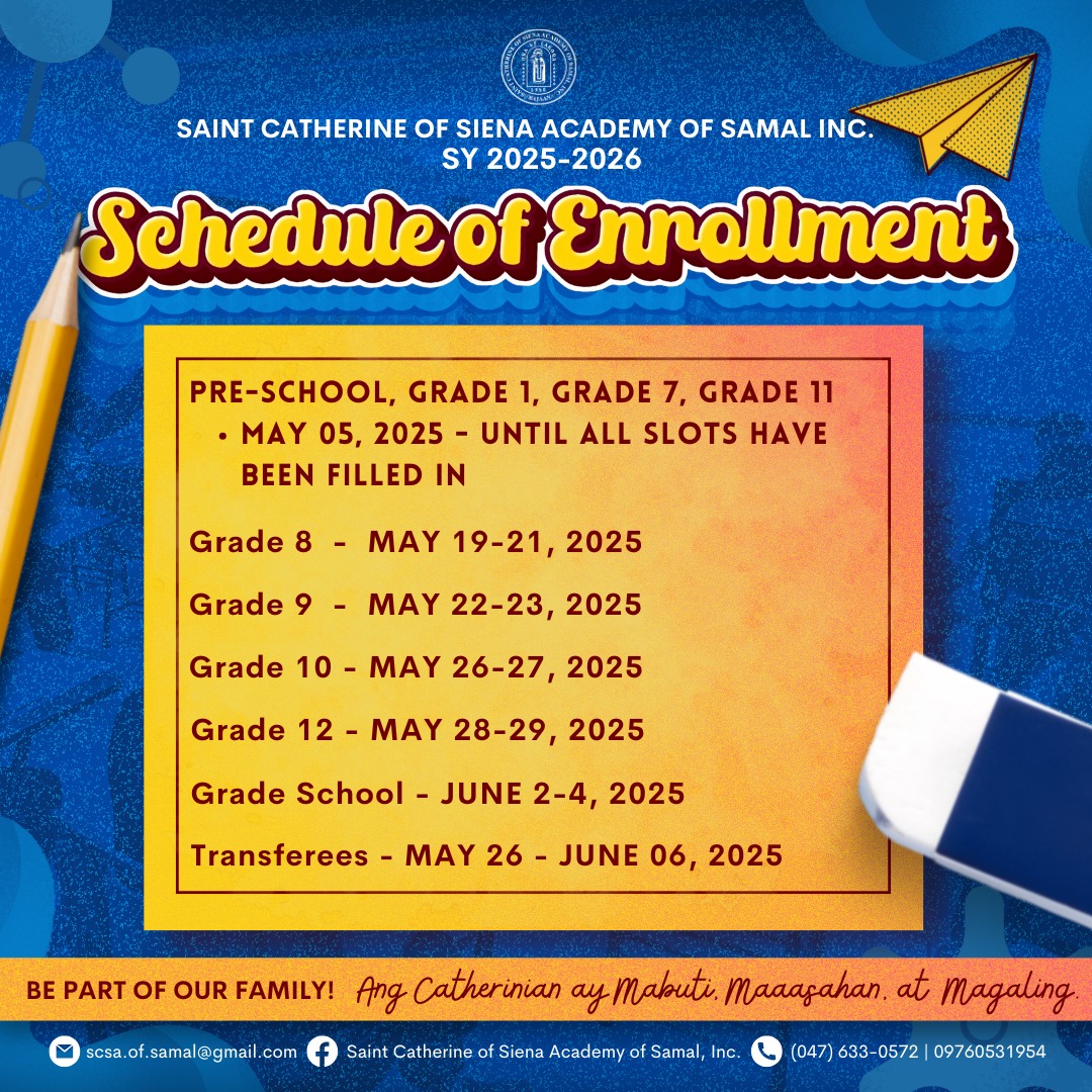 Saint Catherine of Siena Academy of Samal, Inc. | Samal