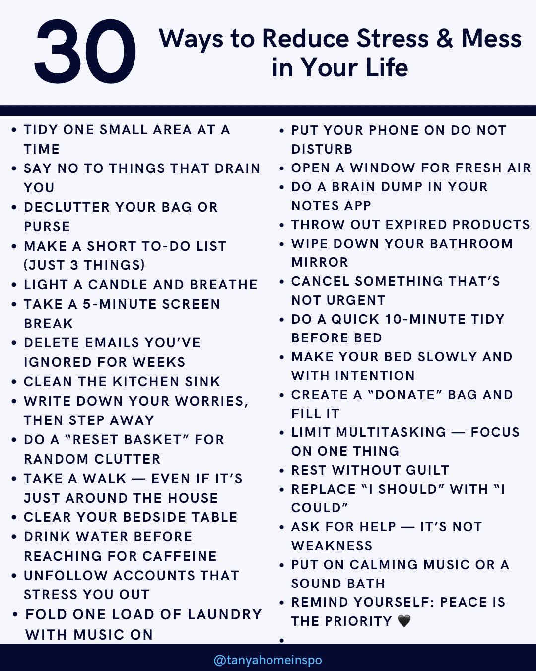 tanyahomeinspo - Feeling overwhelmed lately? Here are 30 calm ...