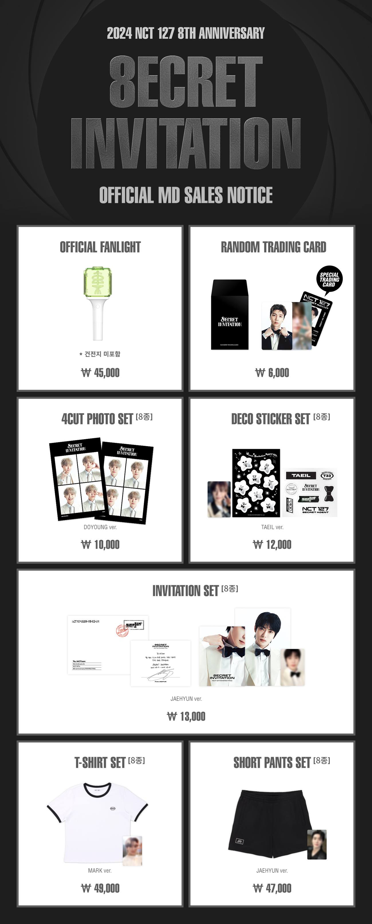 2024 NCT 127 8th ANNIVERSARY FANMEETING 〈8ECRET INVITATION 
