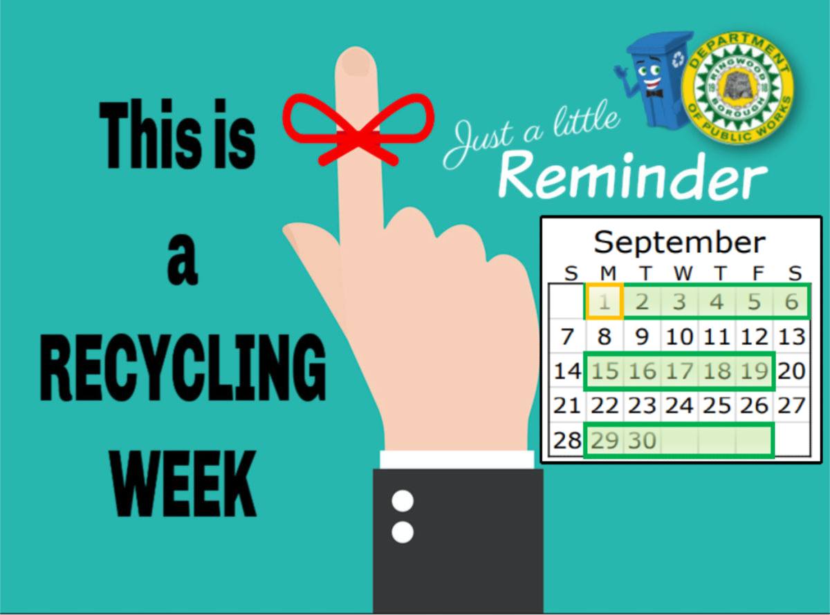 Ringwood - Just a reminder that garbage and recycling should be placed ...