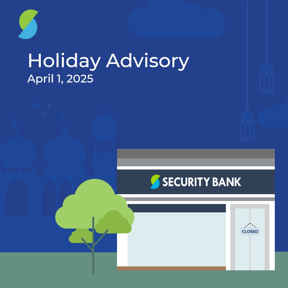 Security Bank - All our branches nationwide will be closed on April 1 ...