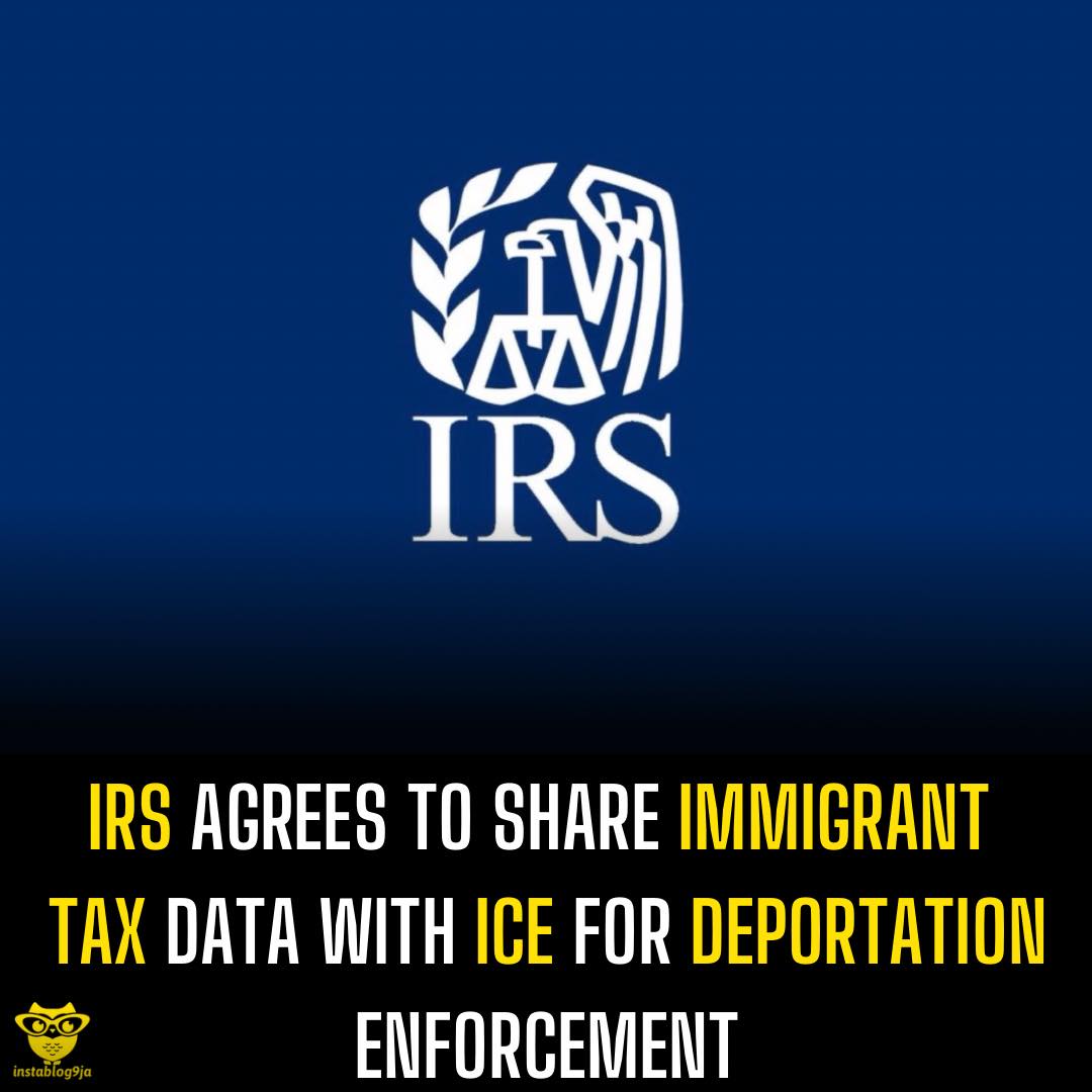 Instablog9ja - IRS Agrees to Share Immigrant Tax Data with ICE for ...