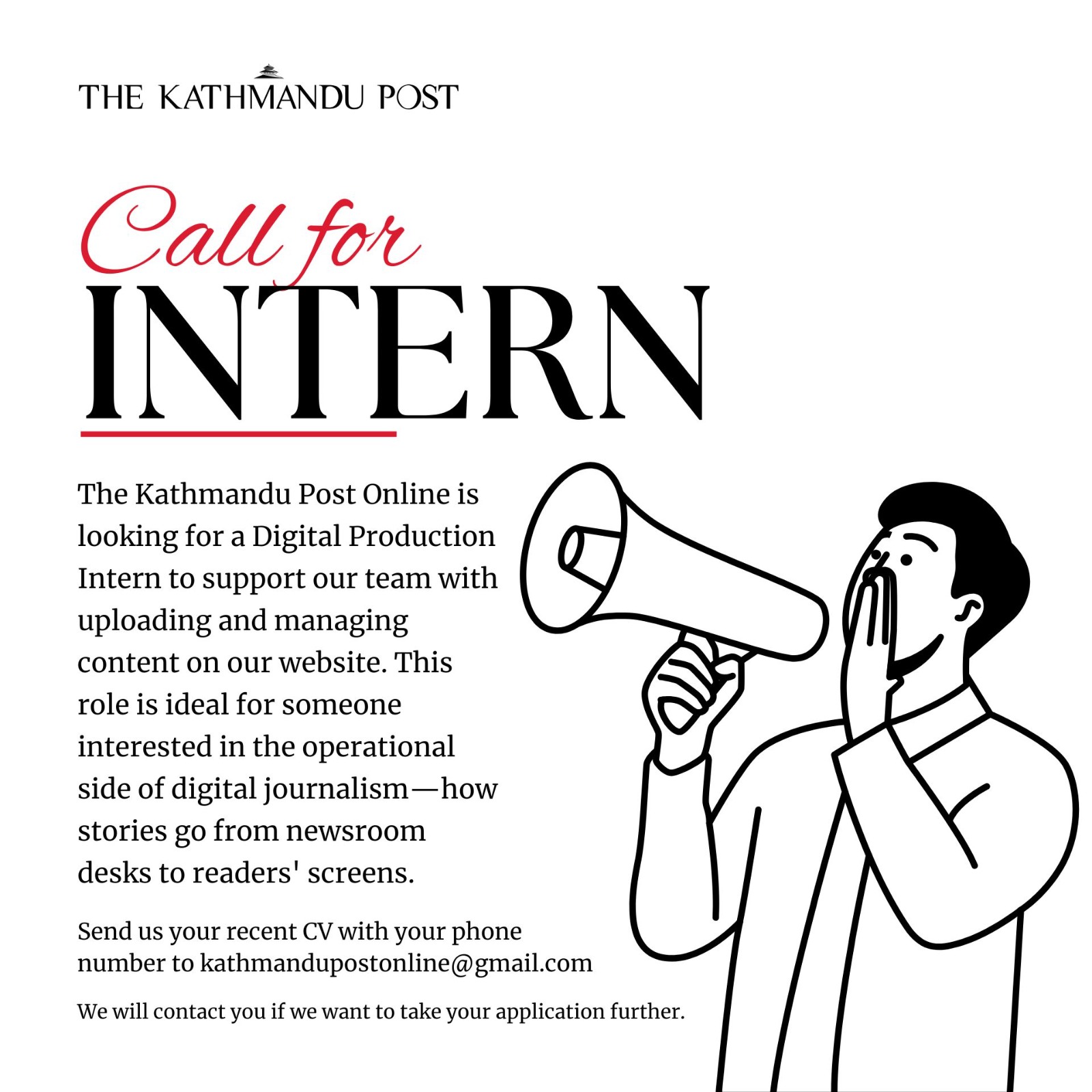 Call for intern The Kathmandu Post... - The Kathmandu Post | Facebook
