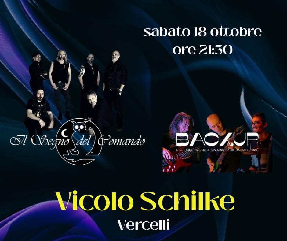 PROG NIGHT - DINO FIORE con i BACKUP +IL SEGNO DEL COMANDO