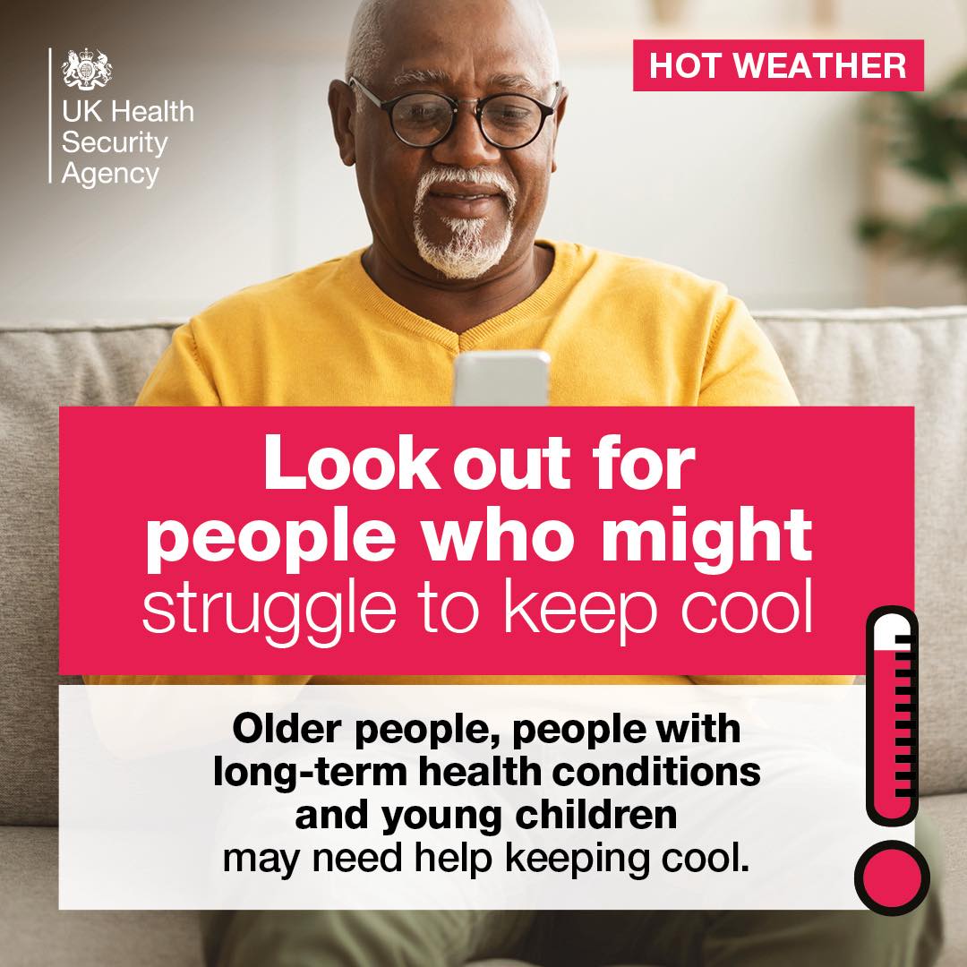 Isle - ⚠️ AMBER HEAT HEALTH ALERT ⚠️ The UK Health Security Agency ...