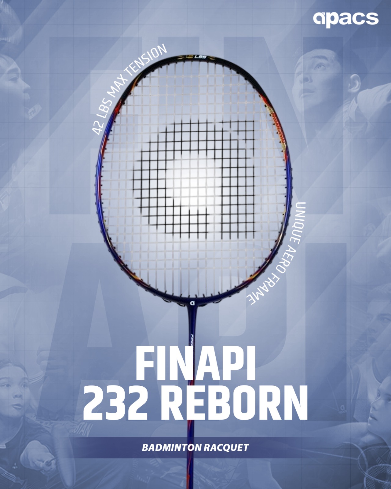 The Apacs Finapi 232 Reborn is engineered with a unique aero frame