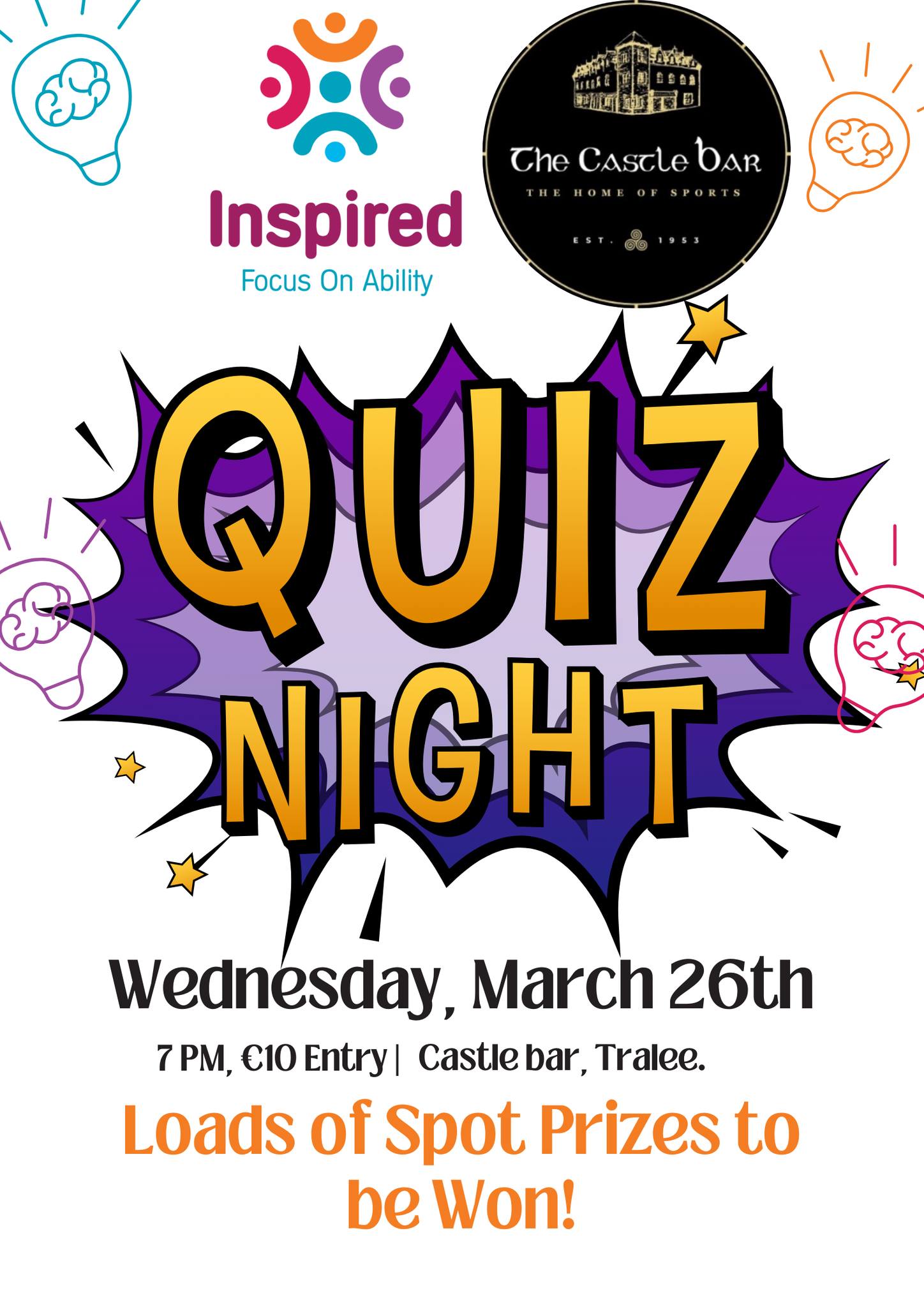 Inspired - 🎉 Quiz Night Alert! 🧠 Think you’ve got what it takes to be ...
