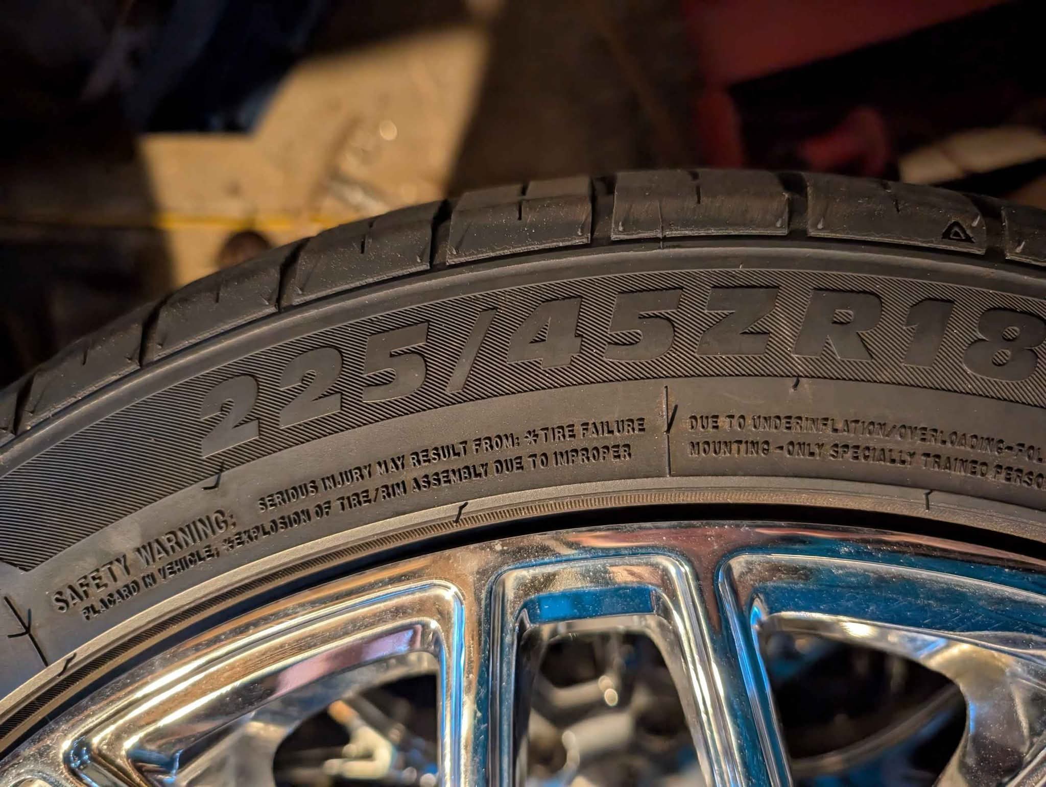 Set of Pruven 18in rims and tires - Car Wheels, Tires & Parts - Seymour ...