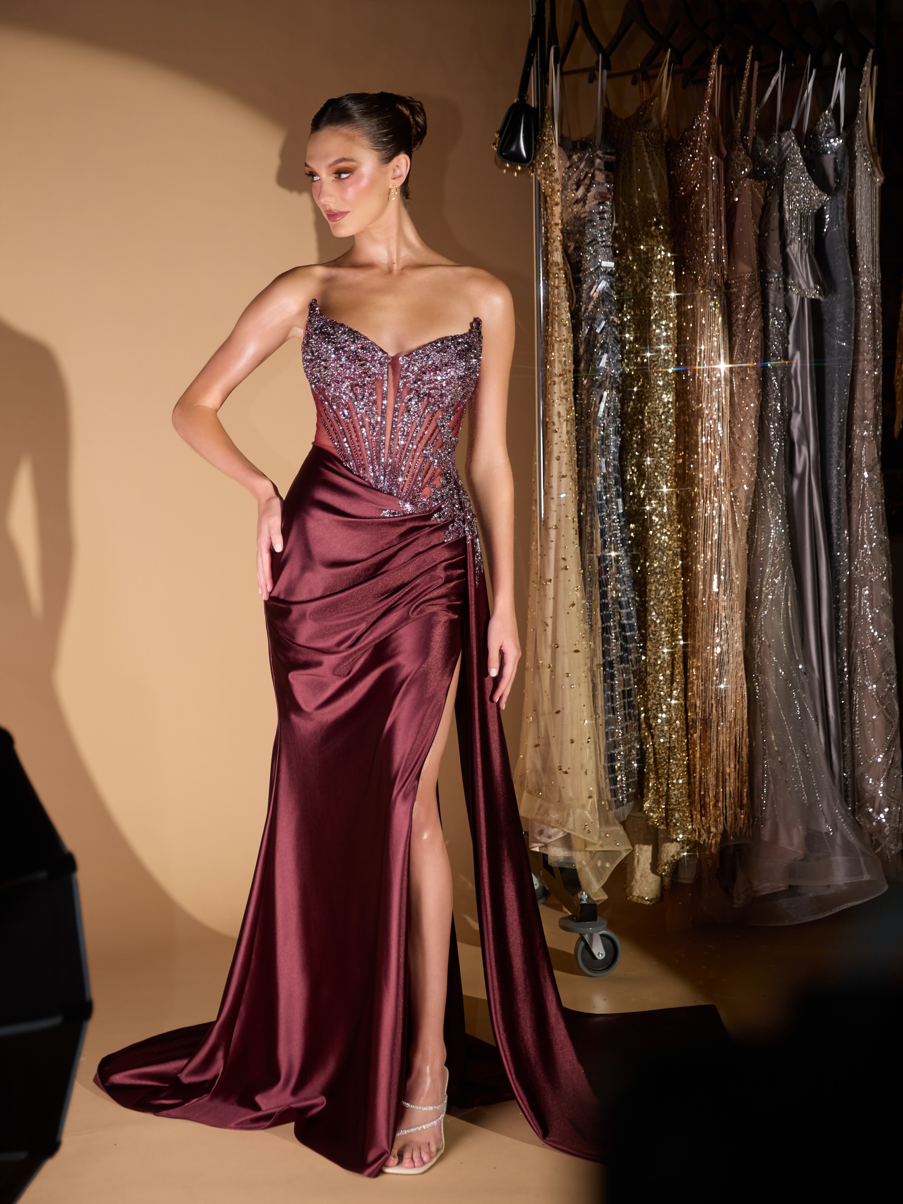 formal plum color dress dresses are the trend taking over fall season 🍇 Rich, romantic, and made for every dressed-up plan on your calendar. From fall weddings to black-tie events, galas, and formal plum dress for wedding