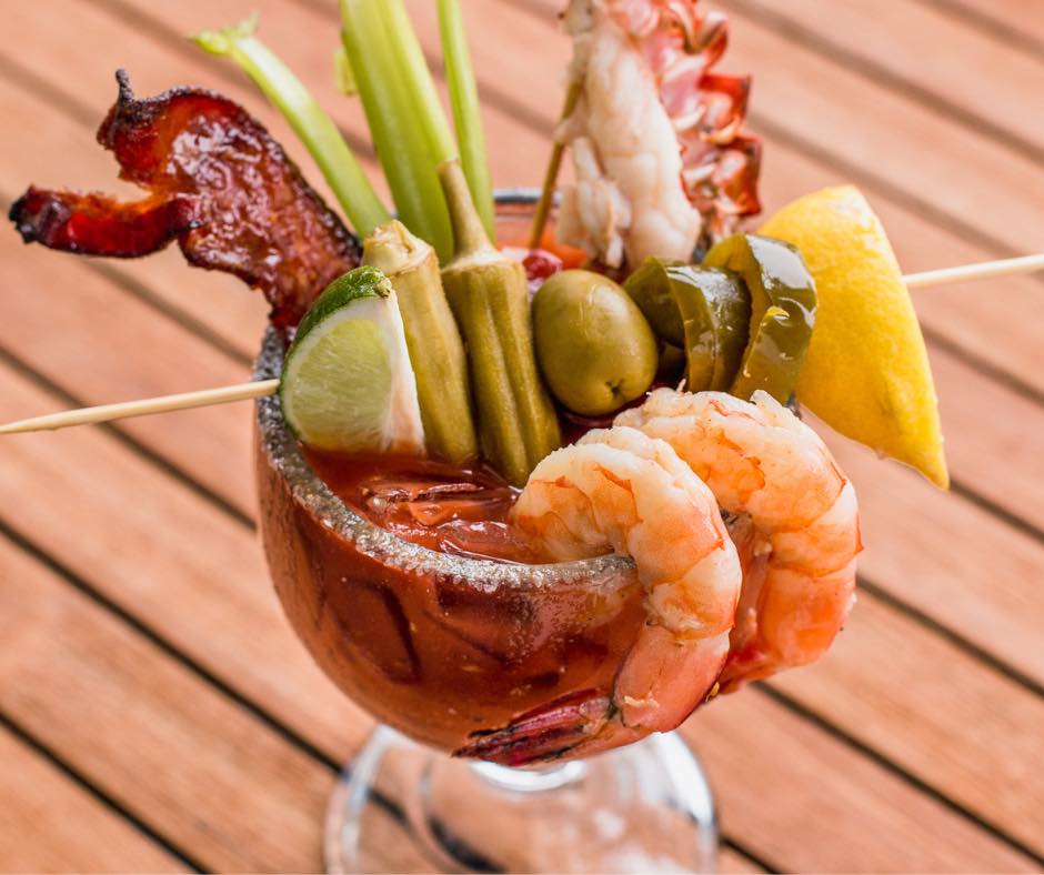 Seafood bloody mary at The Grand Marlin