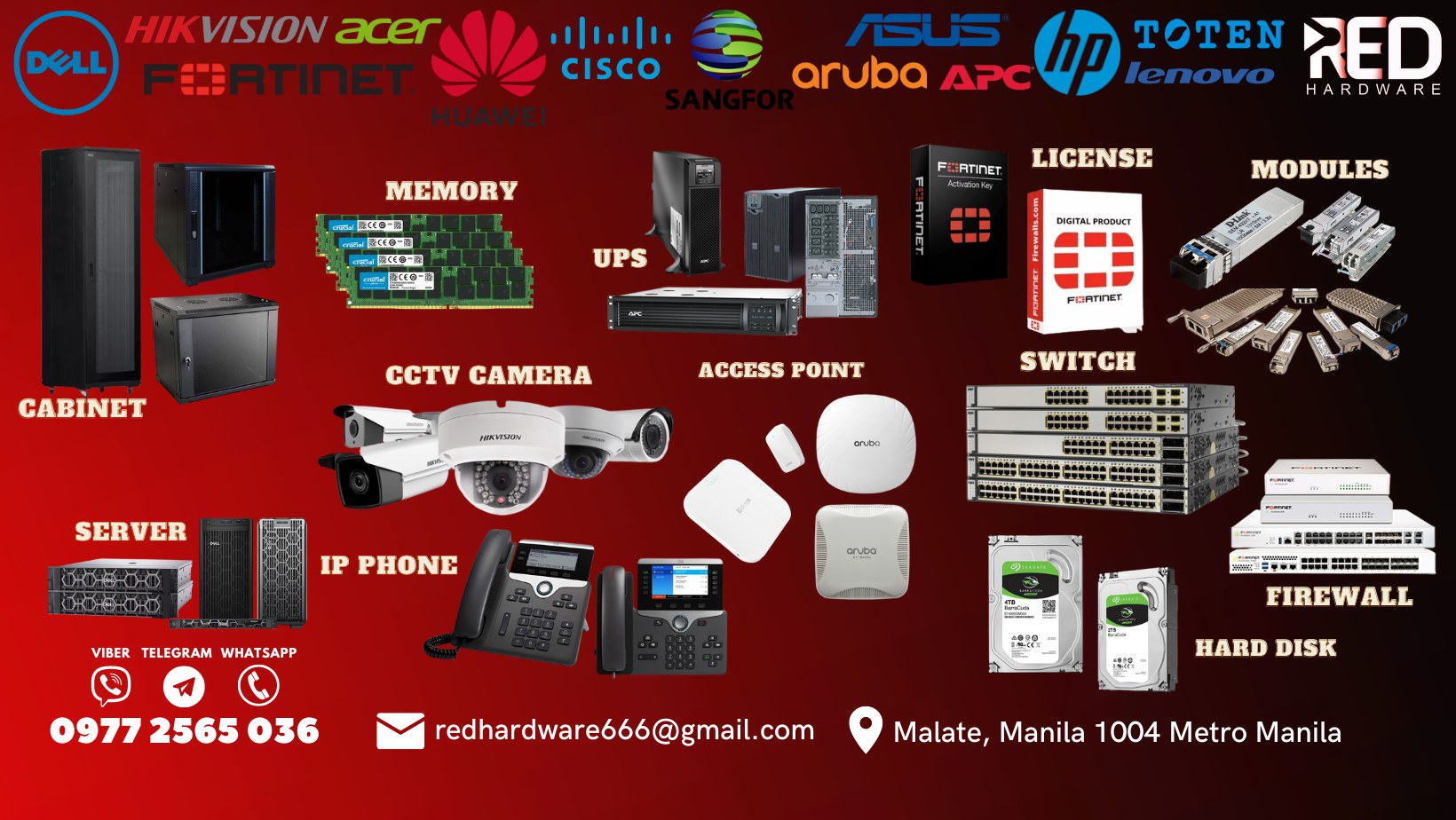 RED Hardware | Pasig