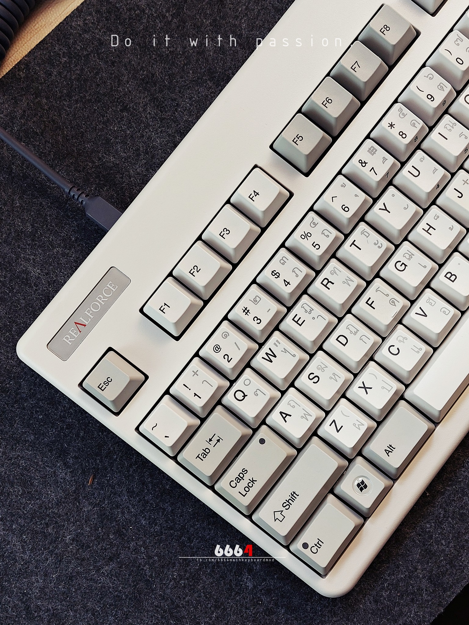 งาน ตัดสาย Topre RealForce 87U... - 6664 mech Keyboard Mod | Facebook