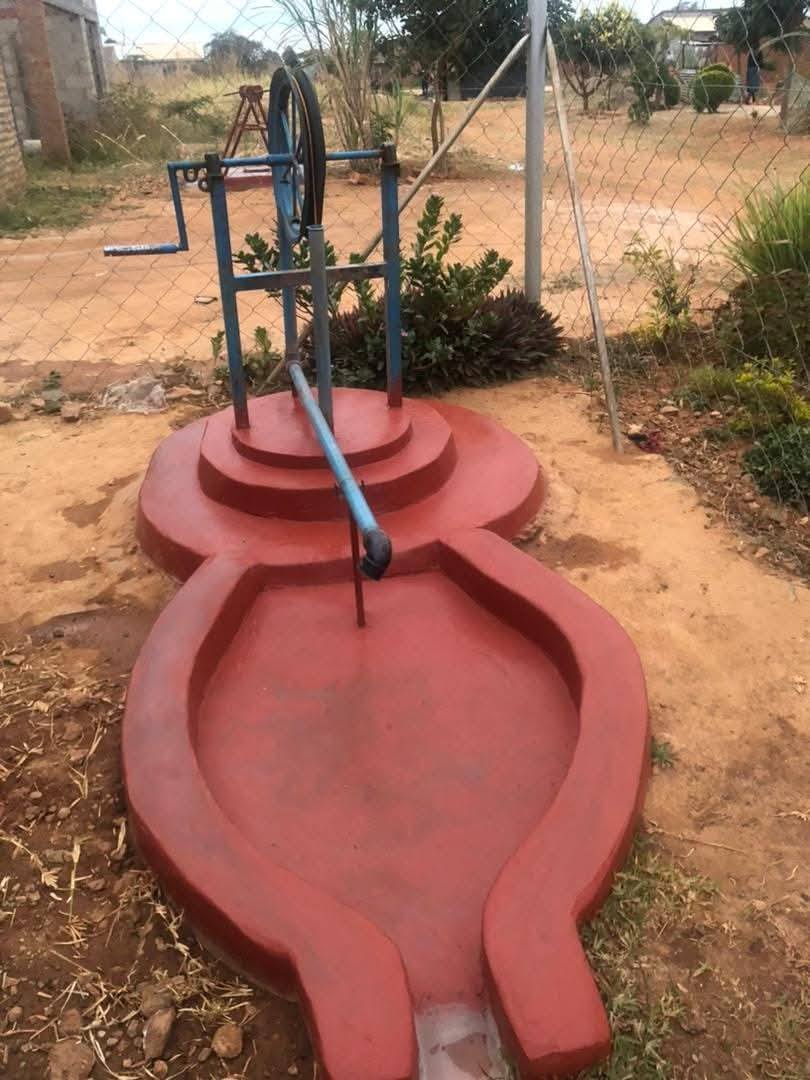 Super Sweet Water Well drilling, manual pump and Solar System Installation