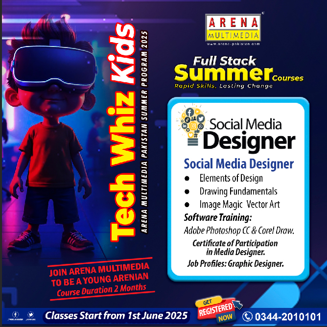 Arena - 🚀 TECH WHIZ KIDS – Summer Program 2025 🎨 Powered by Arena ...