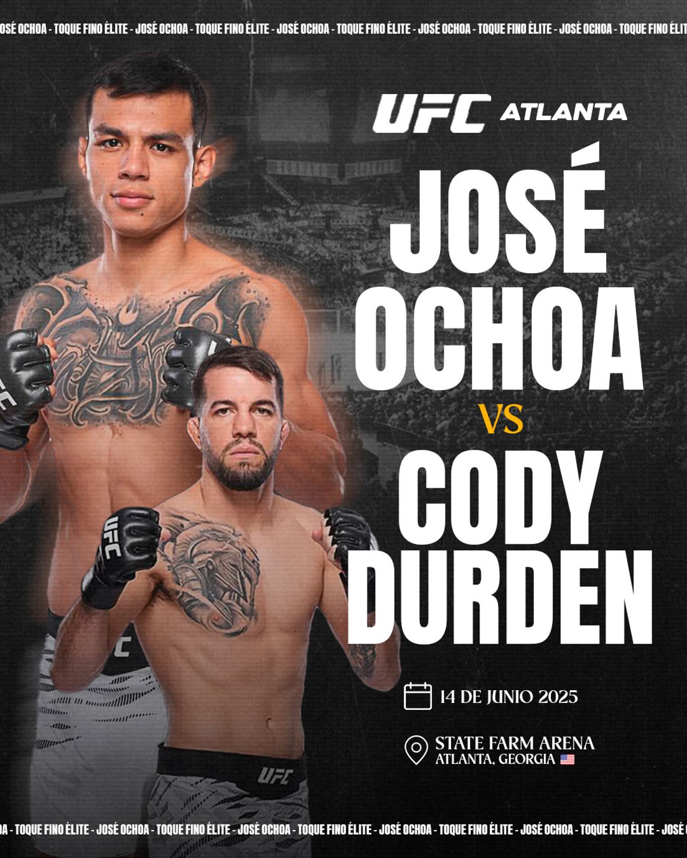 Toque - 𝙅𝙊𝙎𝙀 𝙊𝘾𝙃𝙊𝘼 𝙍𝙐𝙈𝘽𝙊 𝘼 𝙐𝙁𝘾 𝘼𝙏𝙇𝘼𝙉𝙏𝘼 🥊🔥 Nuestro guerrero de #Élite ...