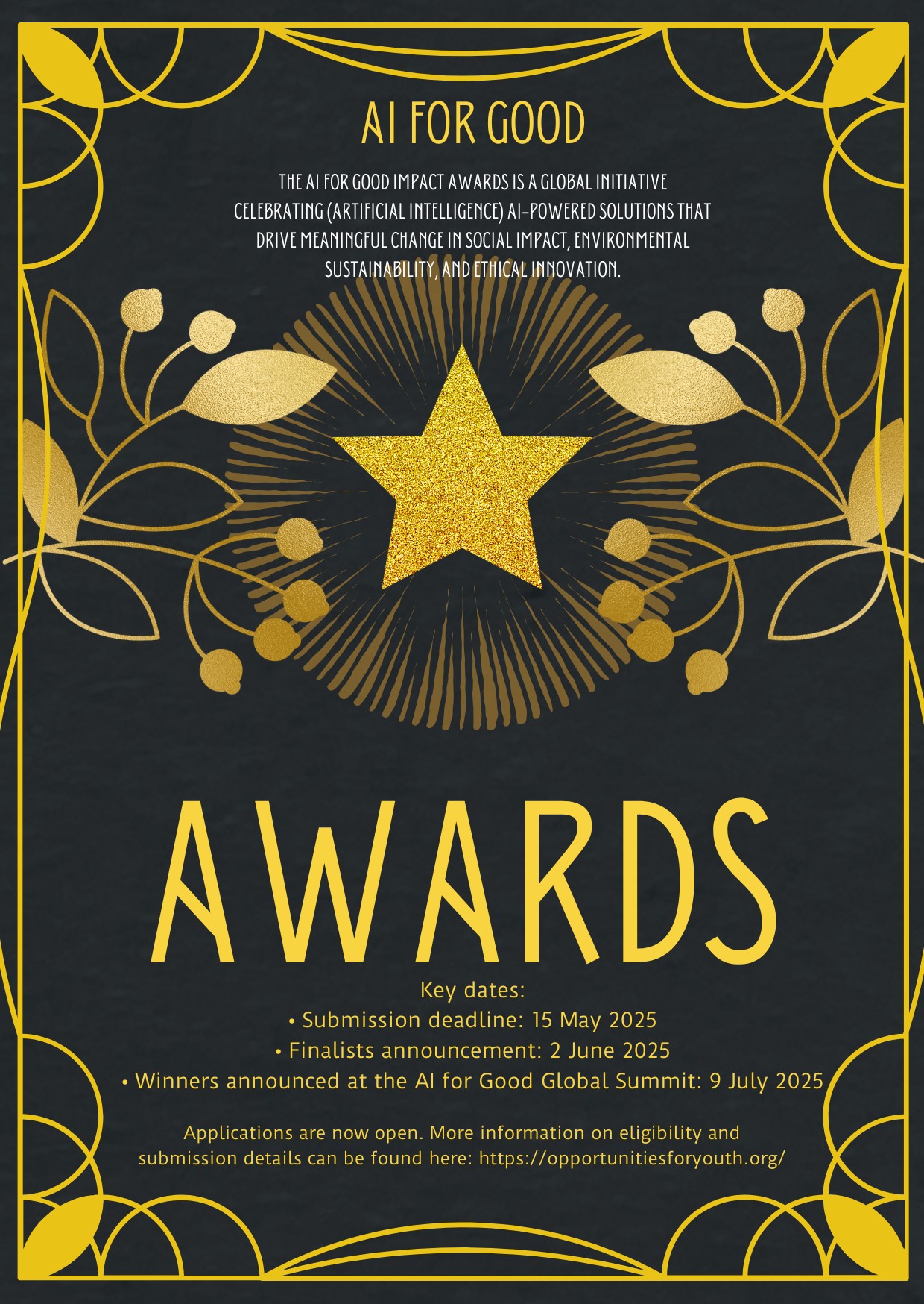 Opportunities - 🌟 AI for Good Impact Awards 2025 🌍 🚀 Calling all ...