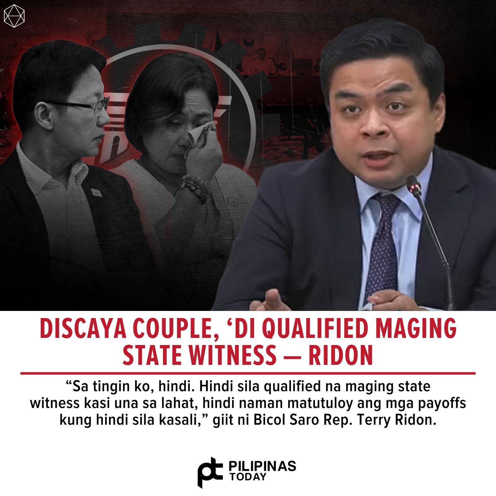Pilipinas - Naniniwala si Bicol Saro Rep. Terry Ridon na hindi umano ...
