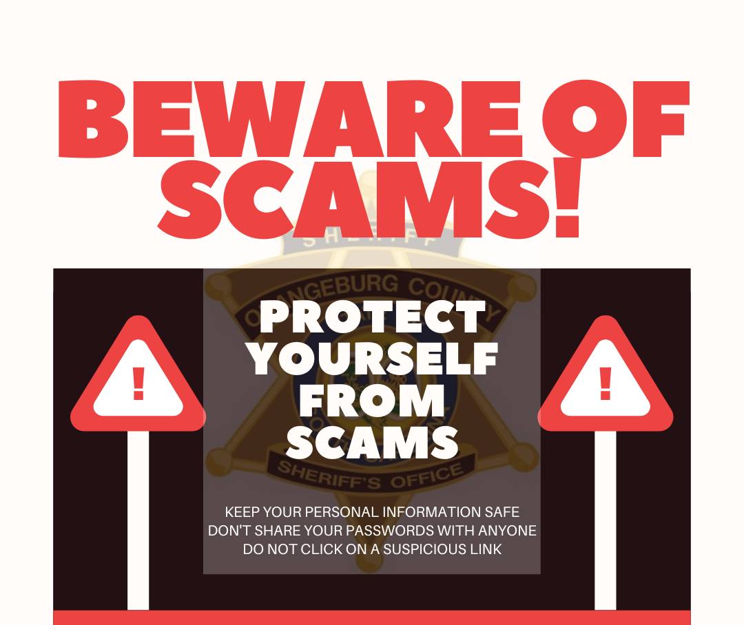 Orangeburg County Sheriff's Office - We are beginning a series of scam ...