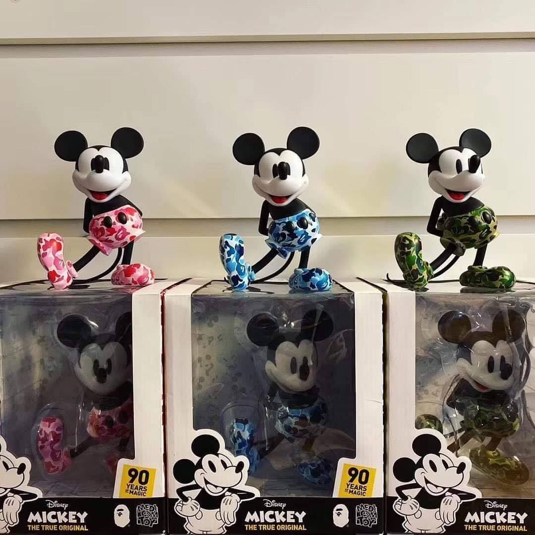 VCD BAPE(R) MICKEY MOUSE Set 3 สี สูง 17.5 cm SOLD OUT