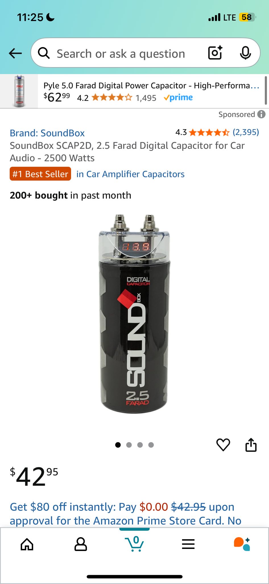 Will an amp and capacitor power 6 Deaf Bounce Neos for a speaker rack?