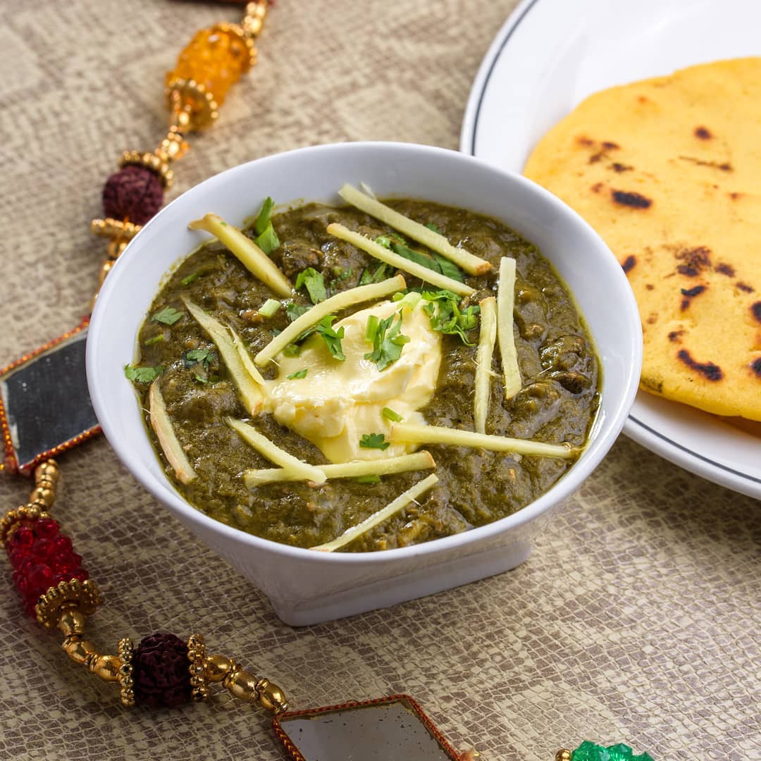 Saag and Makhi di Roti • Fan... - Standard Sweets Malton