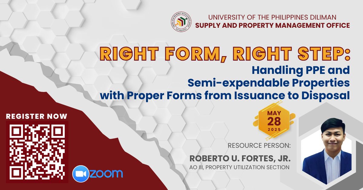 Supply - We invite all UP Diliman Supply Officers, Administrative ...