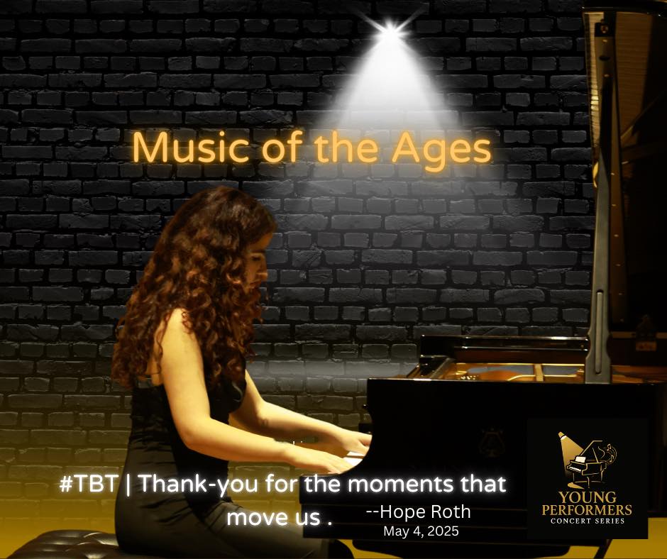 Piano - #ThrowbackThursday Just two weeks ago, Hope Roth took the stage ...
